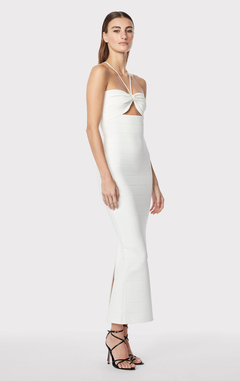 ICON GATHERED STRAPPY GOWN