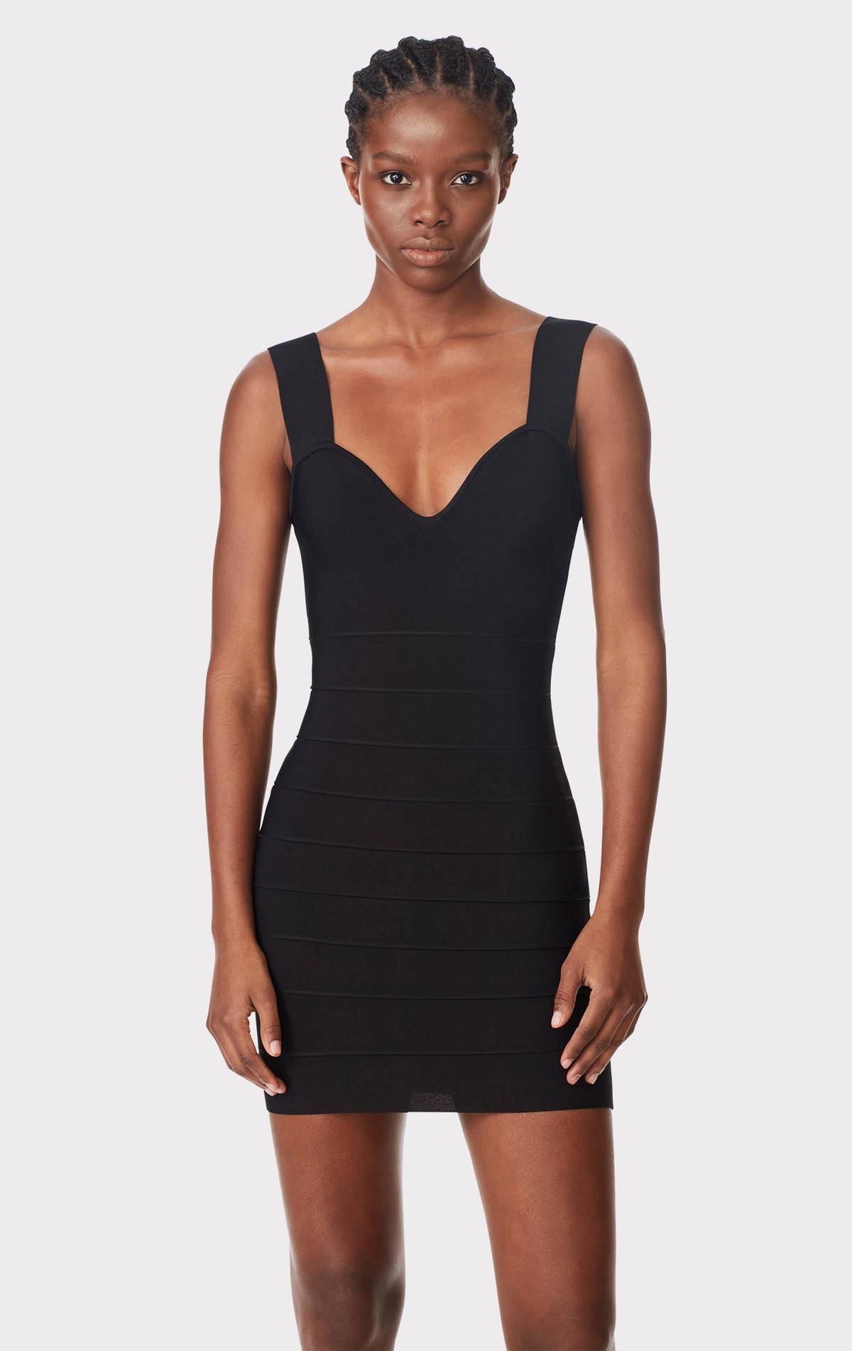 Herve Leger Icon Mini Dress - Black Herve Leger Icon Mini Dress - Black