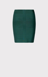 high waisted bandage contour pencil skirt