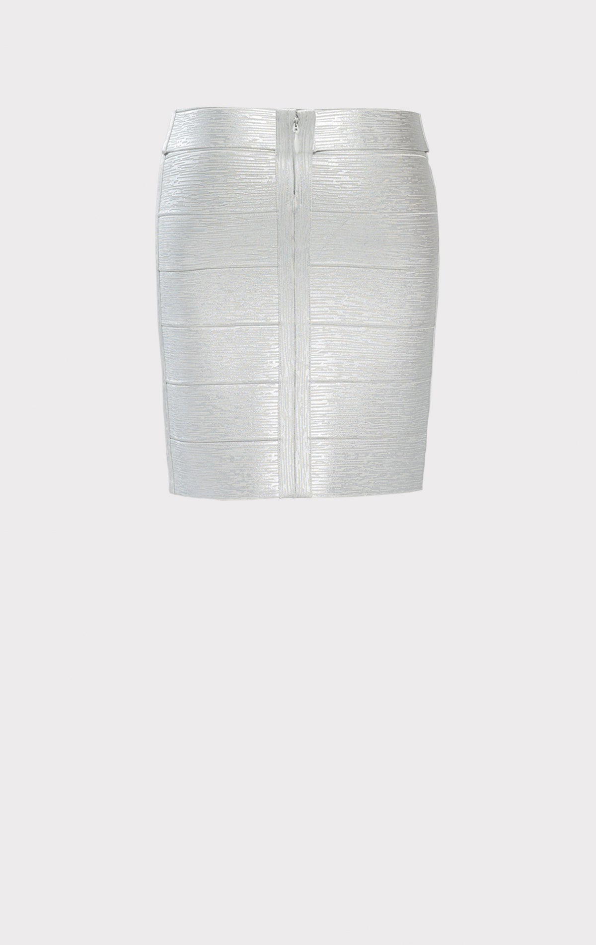 high waisted bandage pencil skirt foil – HERVÉ LÉGER