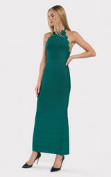 scallop edge gown