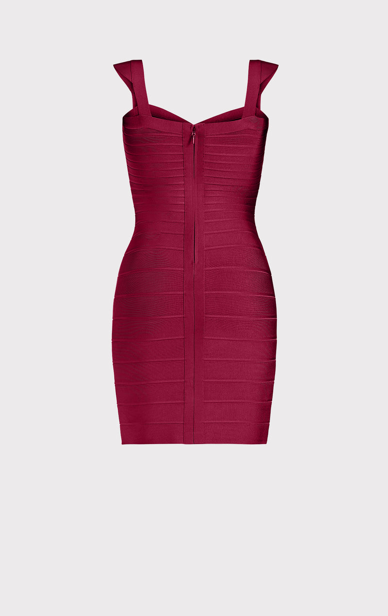 SWEETHEART BANDED MINI DRESS